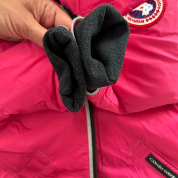$550 Authentic Canada Goose Reese Winter Coat Down Jacket 6-12 Months Pink - Picture 4 of 7